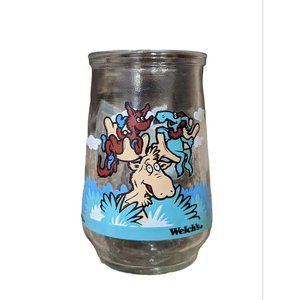 Welch's Dr. Seuss "Thidwick & Friends" #4 Tapered Jelly Jar/Swanky Swig